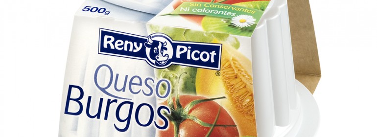 Queso burgos 500gr fresco semigraso de vaca Reny Picot