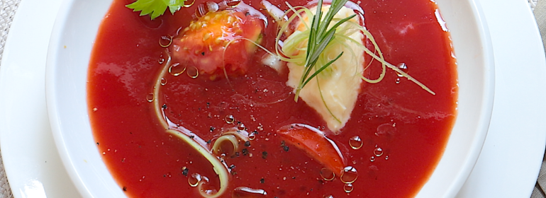 sopa de tomate